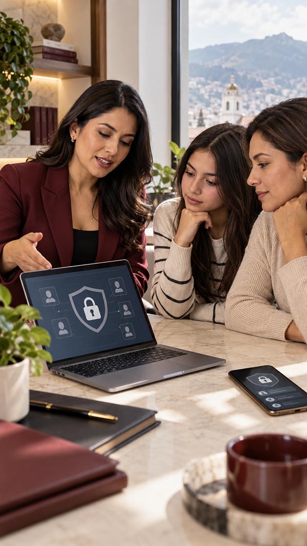 Protección de datos personales para personas y familias en Quito - Ecuador