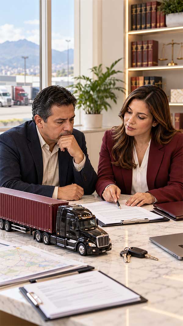 Asesoría legal especializada en transporte pesado